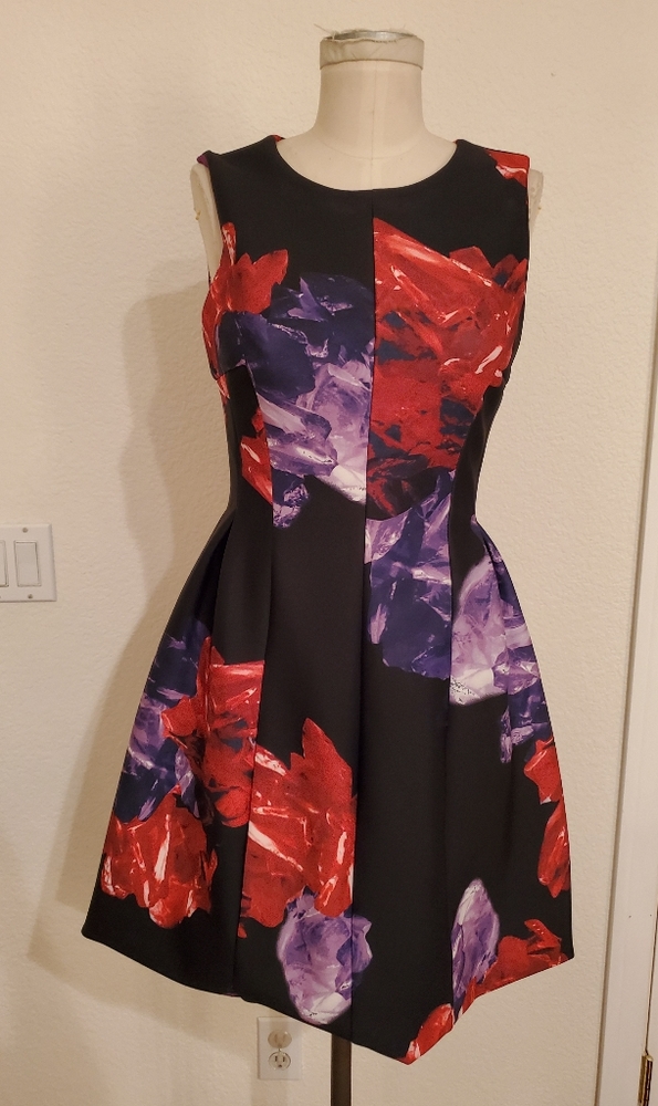 Calvin Klein Stretch Floral Dress